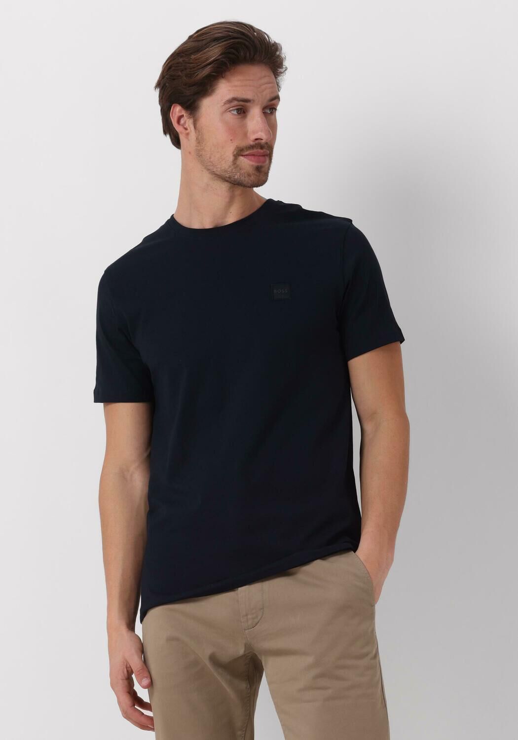 BOSS ORANGE Heren Polo's & T-shirts Tales Donkerblauw