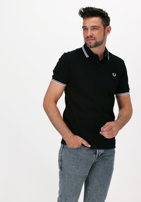 Zwarte FRED PERRY Polo TWIN TIPPED FRED PERRY SHIRT - large