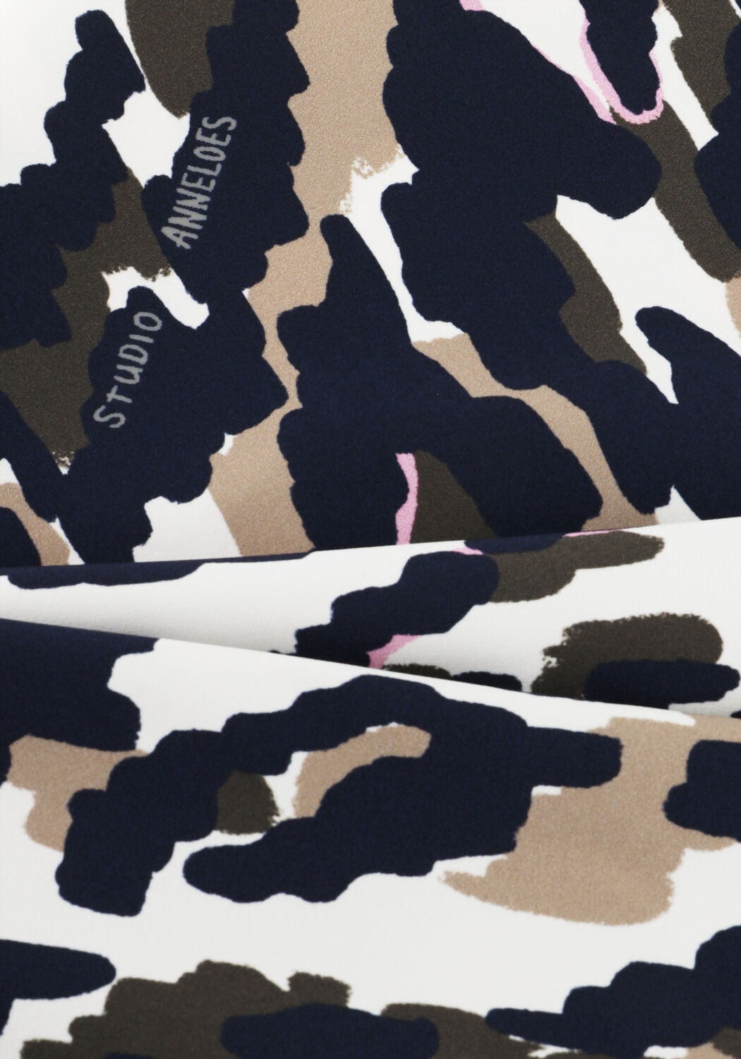 Multi STUDIO ANNELOES Wijde broek Grace leopard trousers - large