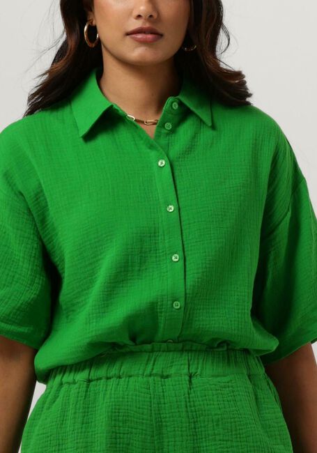 Groene OBJECT Blouses CARINA 2/4 SHIRT 126 - large
