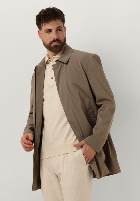 Taupe PROFUOMO Regenjas OUTERW MGNT CLSR LONG - large