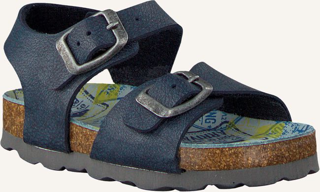 Blauwe BRAQEEZ Platte sandalen 418068 Blauwe BRAQEEZ Platte sandalen 418068 - large