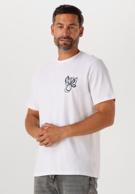 Witte THE GOODPEOPLE T-shirt TEX - large