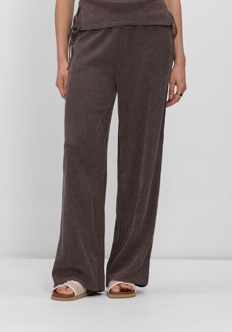 Bruine Y.A.S. Broeken YASIBELA HW PANTS - large