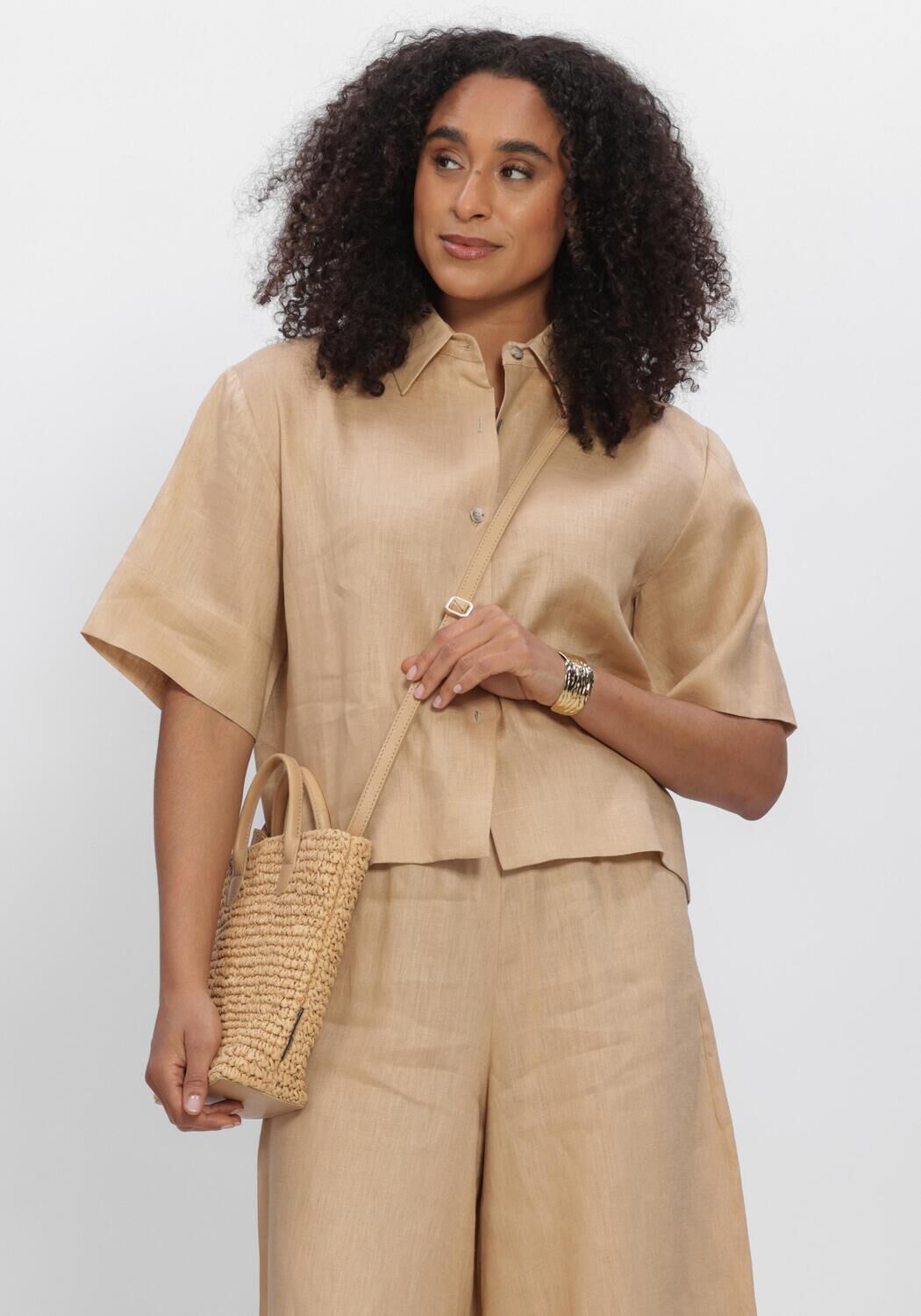 Beige GREEK ARCHAIC KORI Blouses S26K-1005032 - large