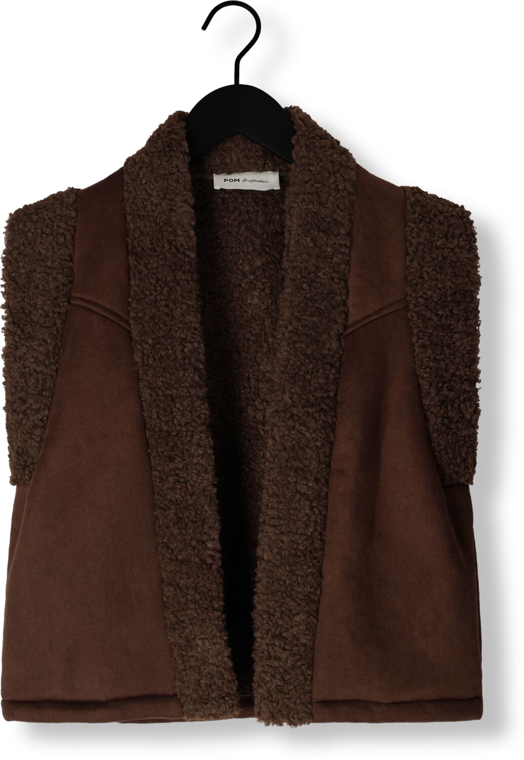 POM AMSTERDAM Dames Blazers Gilet Lammy Brown Bruin