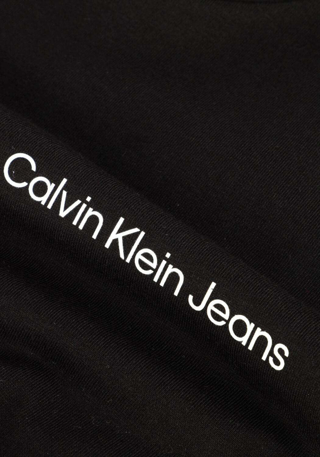 Zwarte CALVIN KLEIN T-shirt CHEST INSTITUTIONAL - large