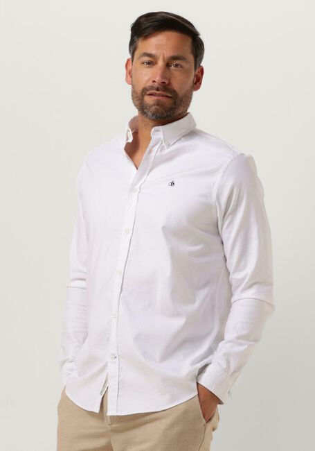 Witte SCOTCH & SODA Casual overhemd ESSENTIALS - ORGANIC OXFORD REGULAR FIT SHIRT - large