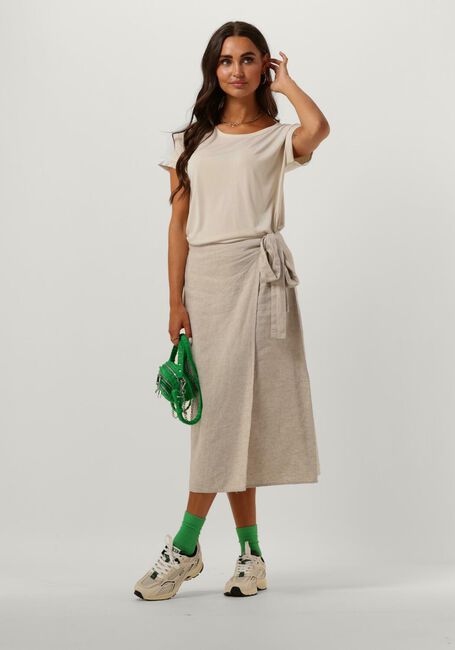 Zand MSCH COPENHAGEN Midirok MSCHGINIA WRAP SKIRT - large