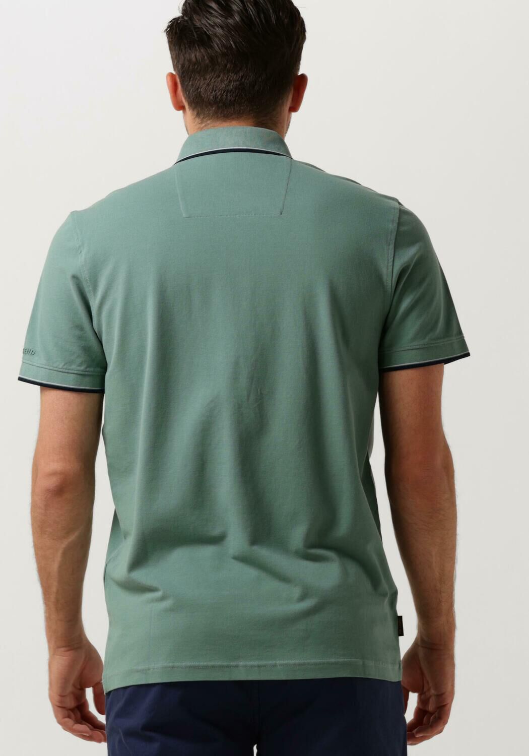 PME LEGEND Heren Polo's & T-shirts Short Sleeve Polo Stretch Pique Package Blauw