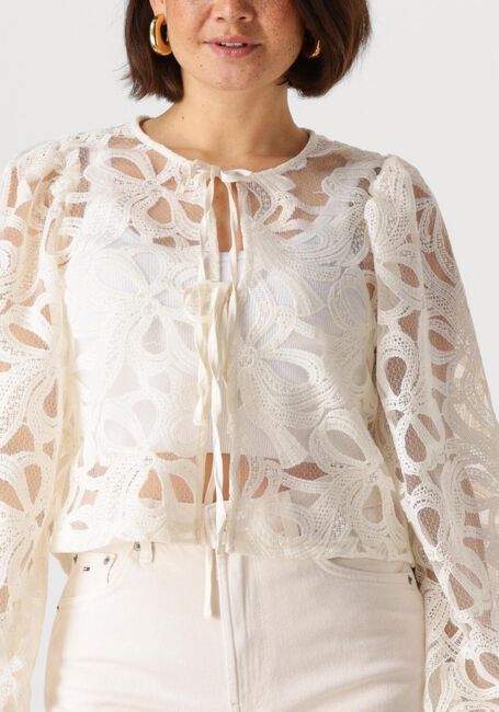 Ecru OBJECT Blouses OBJROSE L/S TOP - large