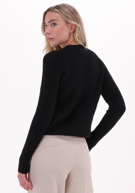 Zwarte Y.A.S. Trui YASALVA LS O-NECK KNIT PULLOVER - large