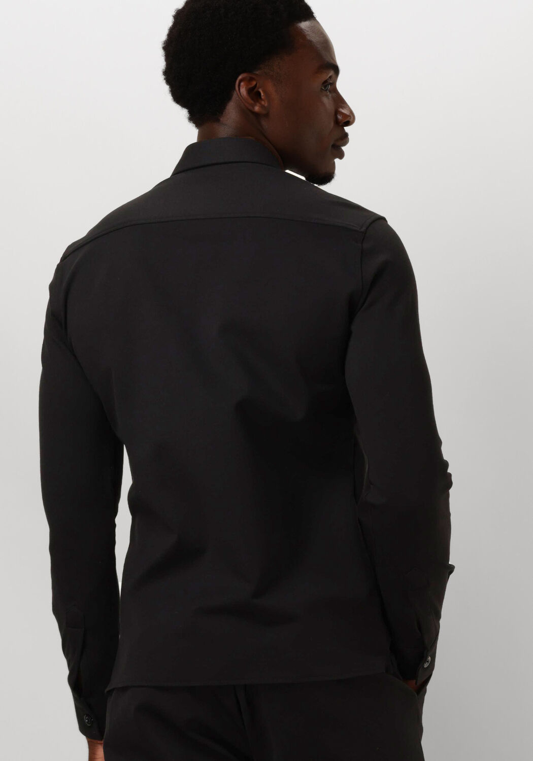 GENTI Heren Overshirts S1283-1971 Zwart