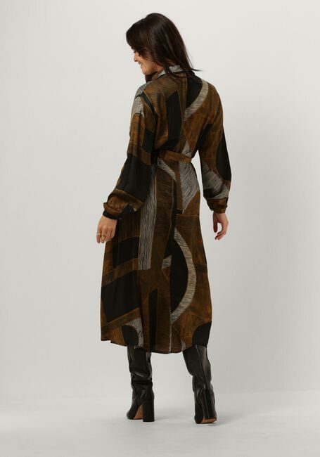 Bruine LOUIZON Midi jurk JACOBI - large