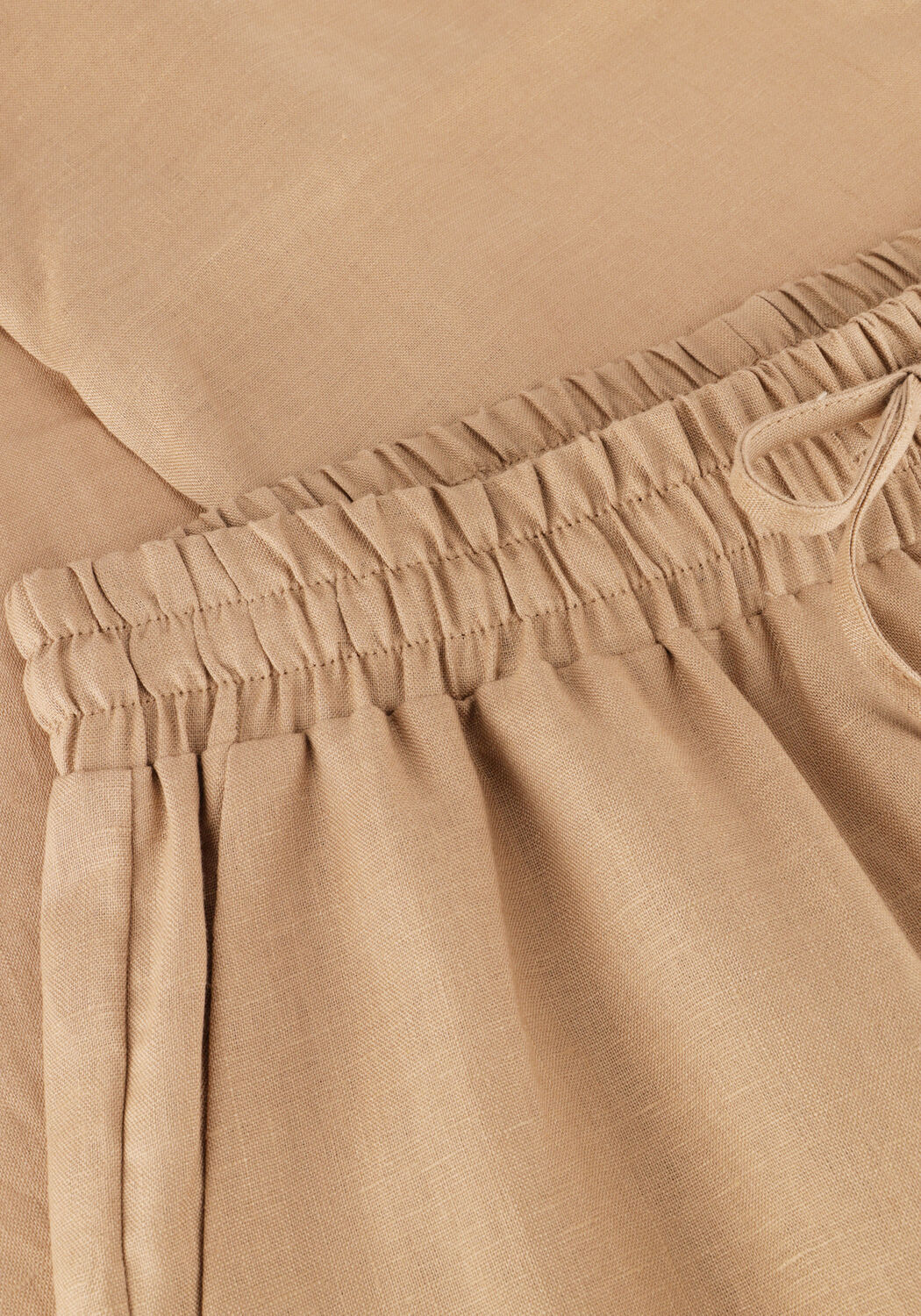 Beige RESORT FINEST Pantalon LINEN PANTS - large