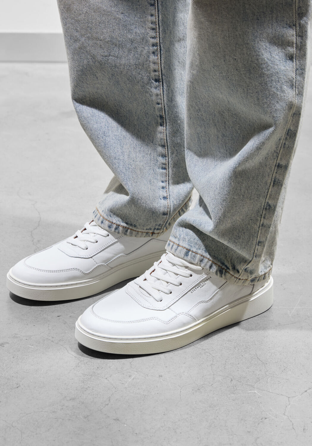 Witte STEFANO LAURAN Lage sneakers LJ2501 - medium