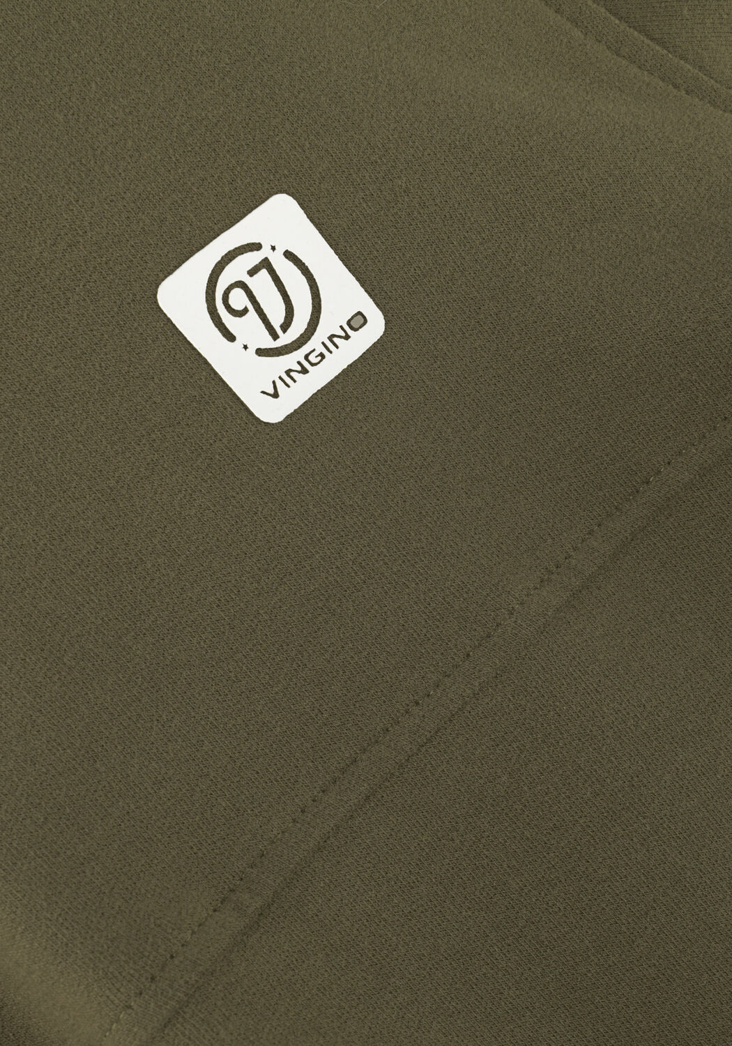 Groene VINGINO Trui HOODY-BASIC-LOGO - large