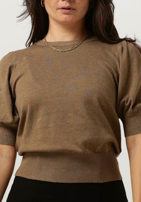 Taupe MINUS Top LIVA KNIT TEE - large