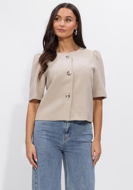 Beige NEO NOIR Blazer XANTHE LIGHT HERRINGBONE BLAZER - large