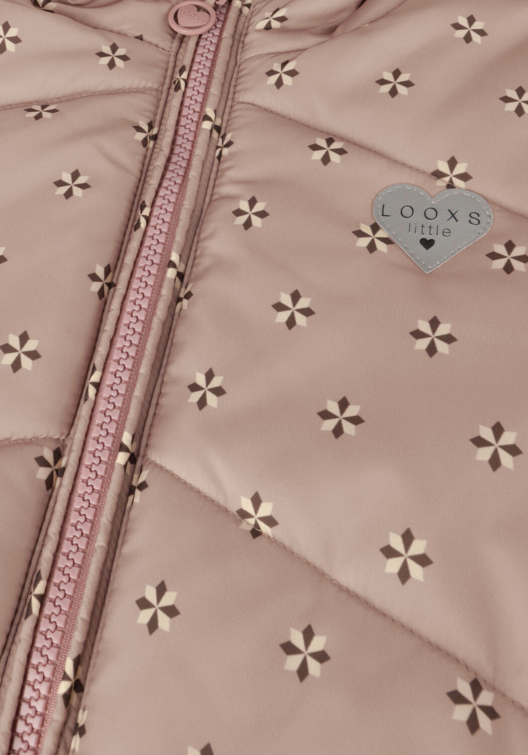 Lichtroze LOOXS Little Gewatteerde jas 2331-7241-761 - large