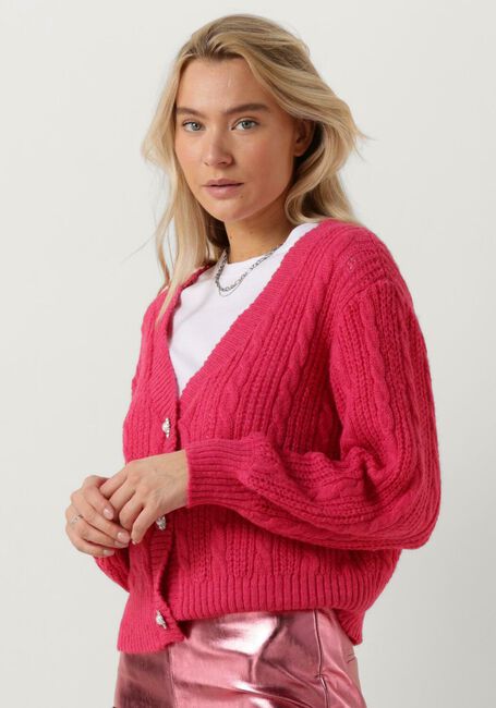 Fuchsia YDENCE Vest CARDIGAN PLIEN - large