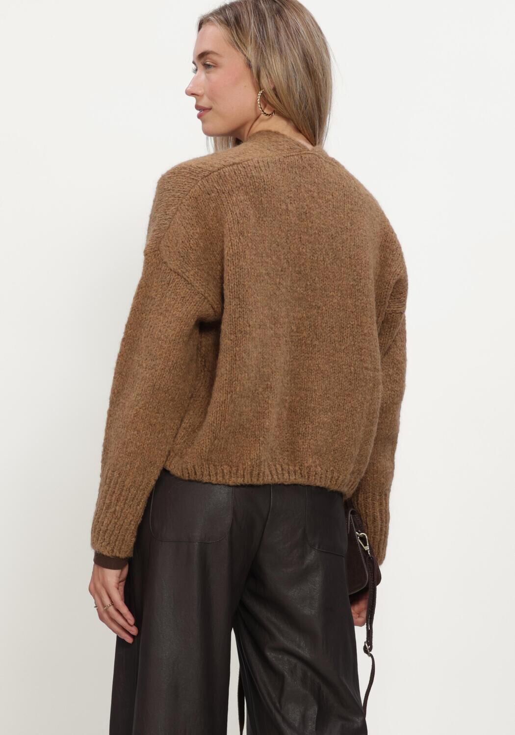 Bruine KNIT-TED Vest BECKY CARDIGAN - large