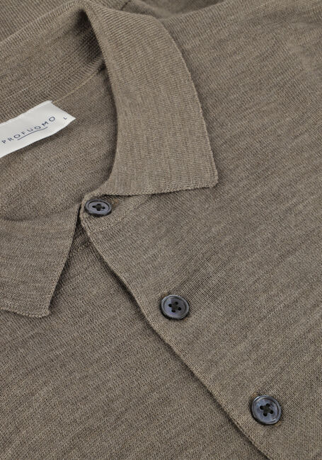 Groene PROFUOMO Polo POLO LONG SLEEVE Groene PROFUOMO Polo POLO LONG SLEEVE - large