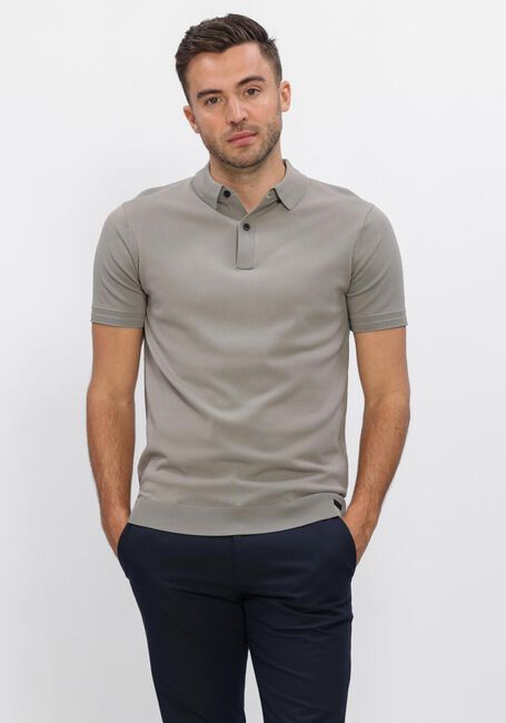 Taupe GENTI Polo POLO 2 BUTTON SS 1260 - large