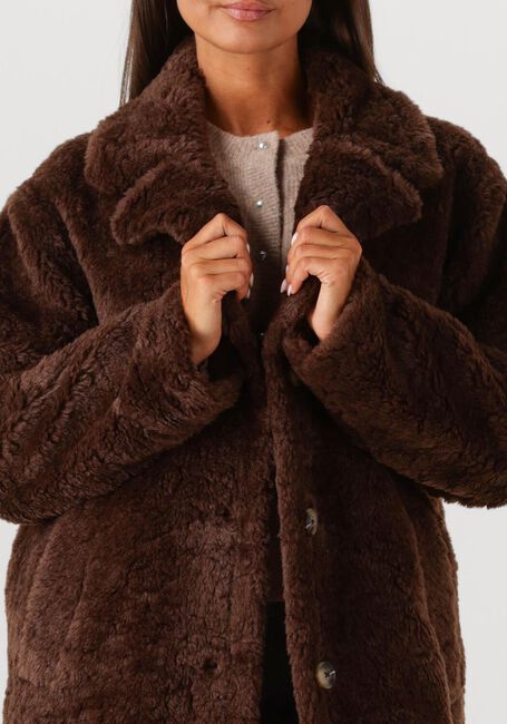 Bruine NOTRE-V Faux fur jas NV-GERTRUDE - large