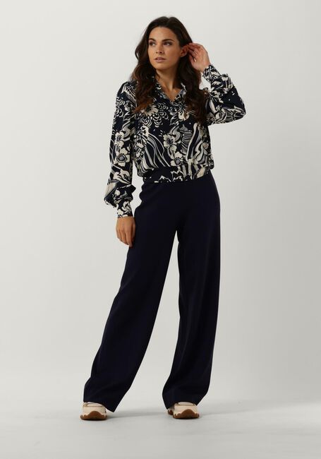 Blauwe VANILIA Blouses SWIRL BLOUSE - large