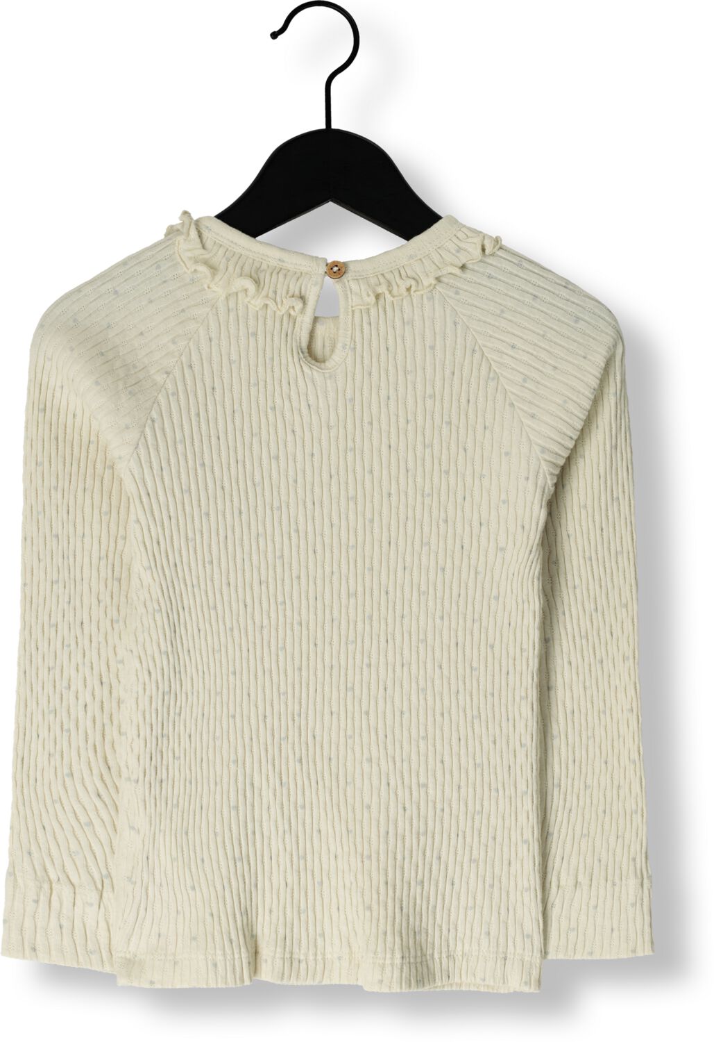 LIL' ATELIER Meisjes Tops & T-shirts Nmfficudia Ls Slim Top Lil Ecru