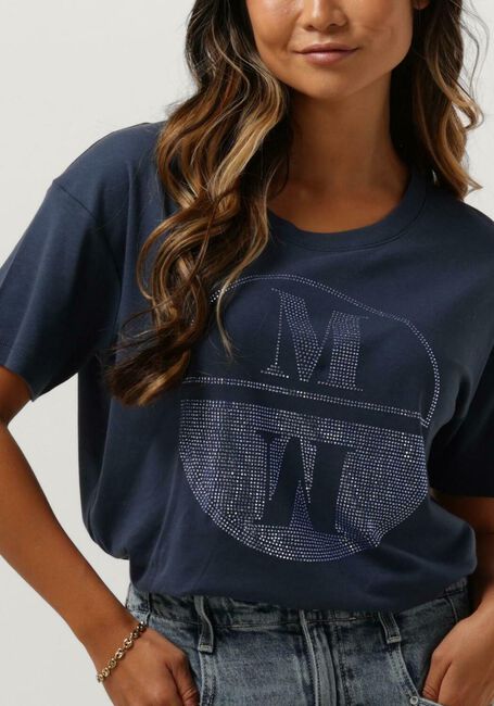 Blauwe MOS MOSH T-shirt MMVICCI O-SS TEE - large