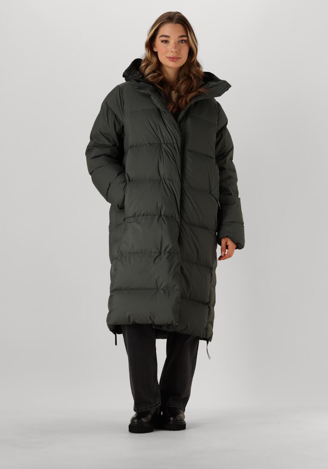 Krakatau Groene Gewatteerde Jas voor Stijlvolle Outfits Green Dames