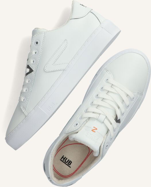 Witte HUB Lage sneakers HOOK-Z Witte HUB Lage sneakers HOOK-Z - large