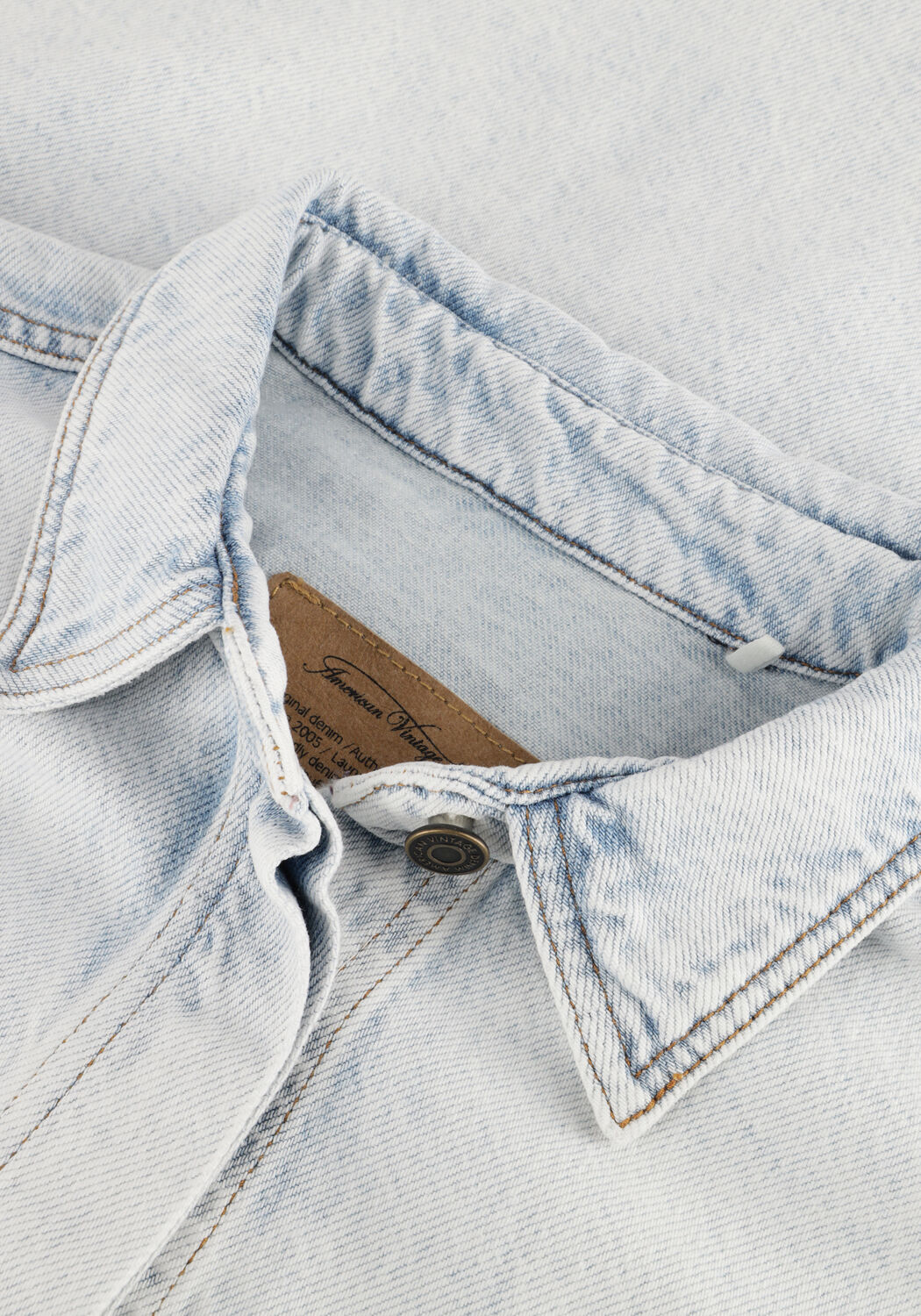 Lichtblauwe AMERICAN VINTAGE Blouses JOYBIRD-B - large