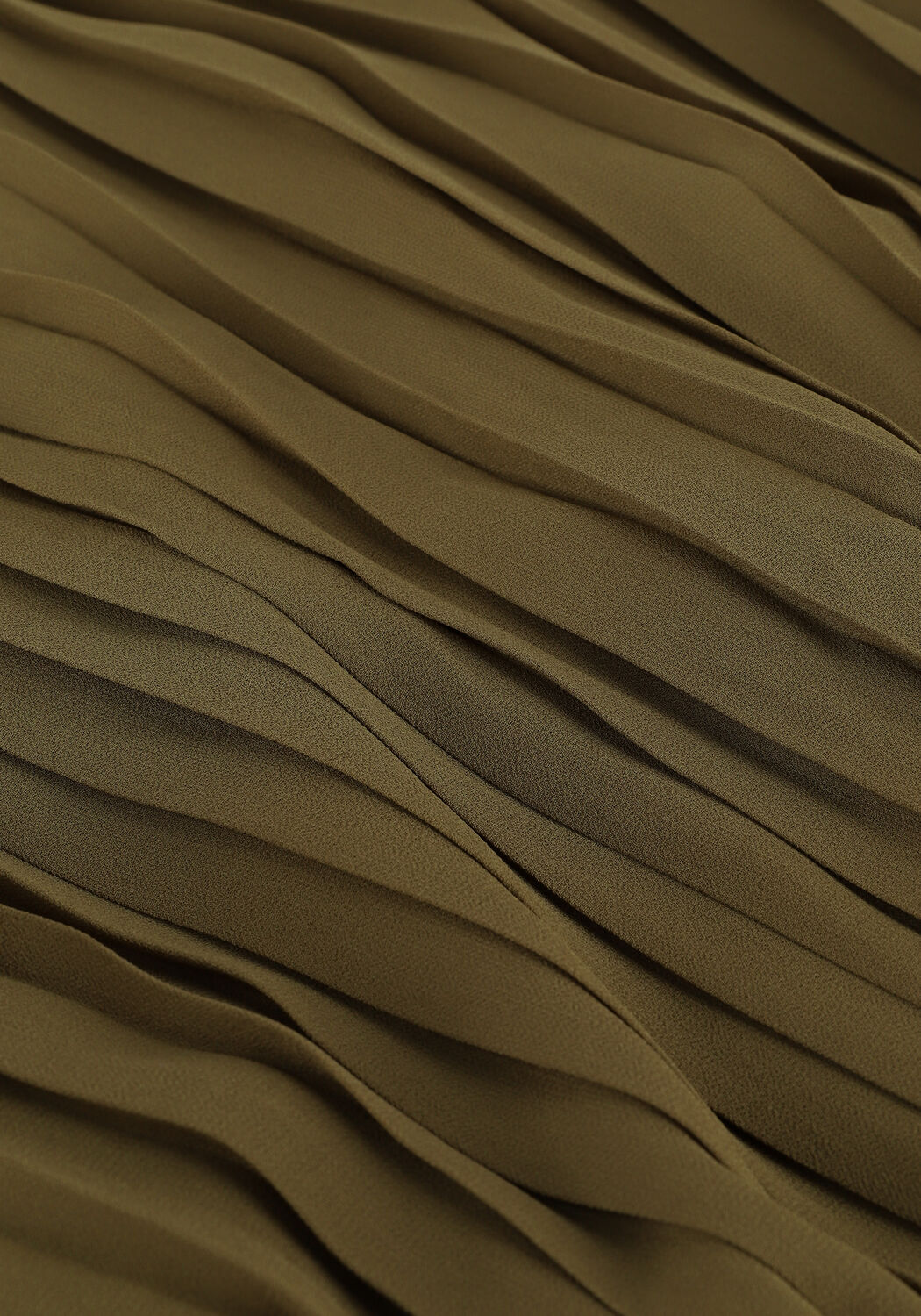 Groene NA-KD Mini jurk PLEATED MINI DRESS - large