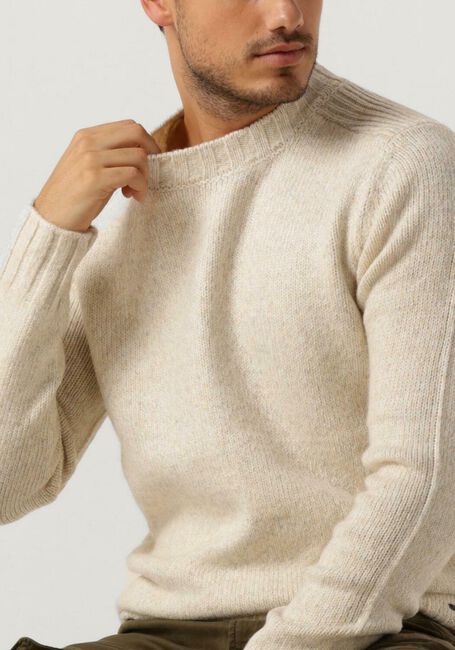 Witte DSTREZZED Trui PER CREW NECK - large