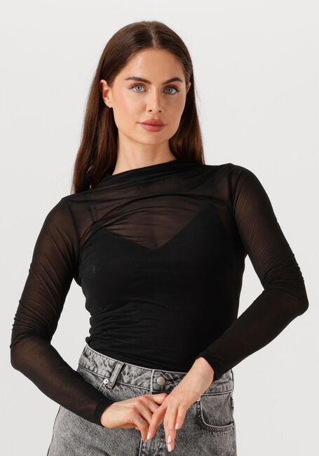 Zwarte EDITED Top LEELA LONGSLEEVE - large