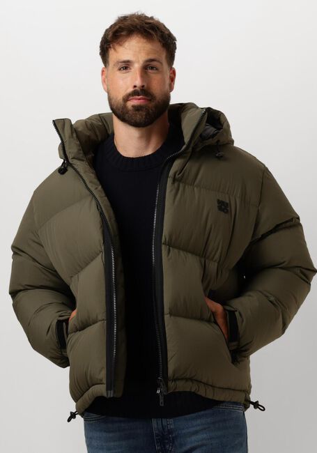 Groene HUGO Gewatteerde jas BIRONTO2441 - large