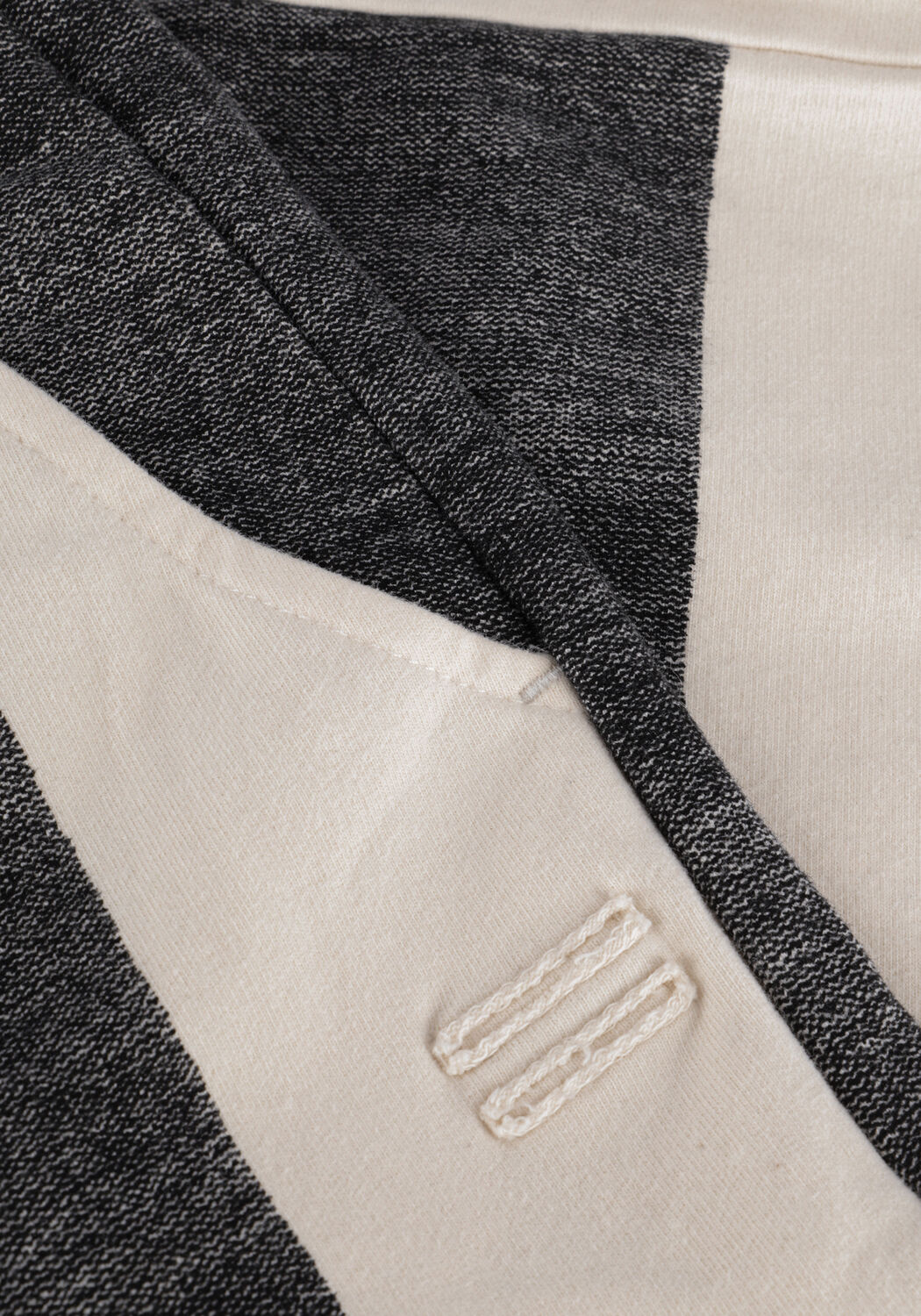 Ecru 10DAYS Joggingbroek CROPPED JOGGER BLOCK STRIPE - large