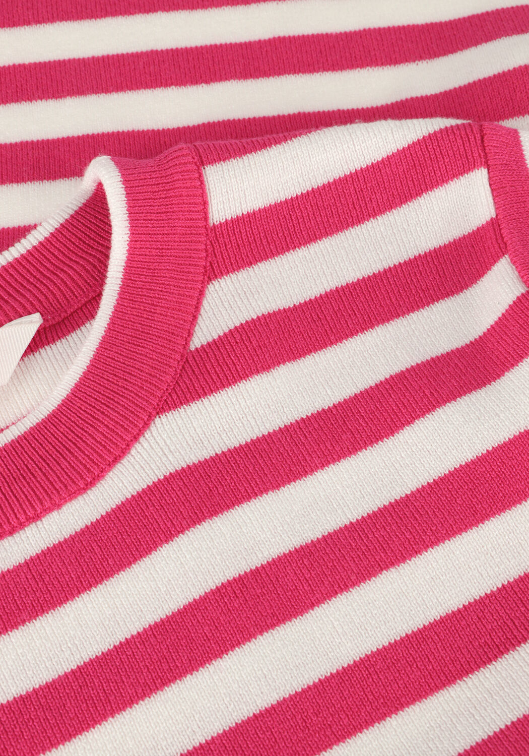 Roze OBJECT T-shirt OBJESTER S/S NEW KNIT PULLOVER - large