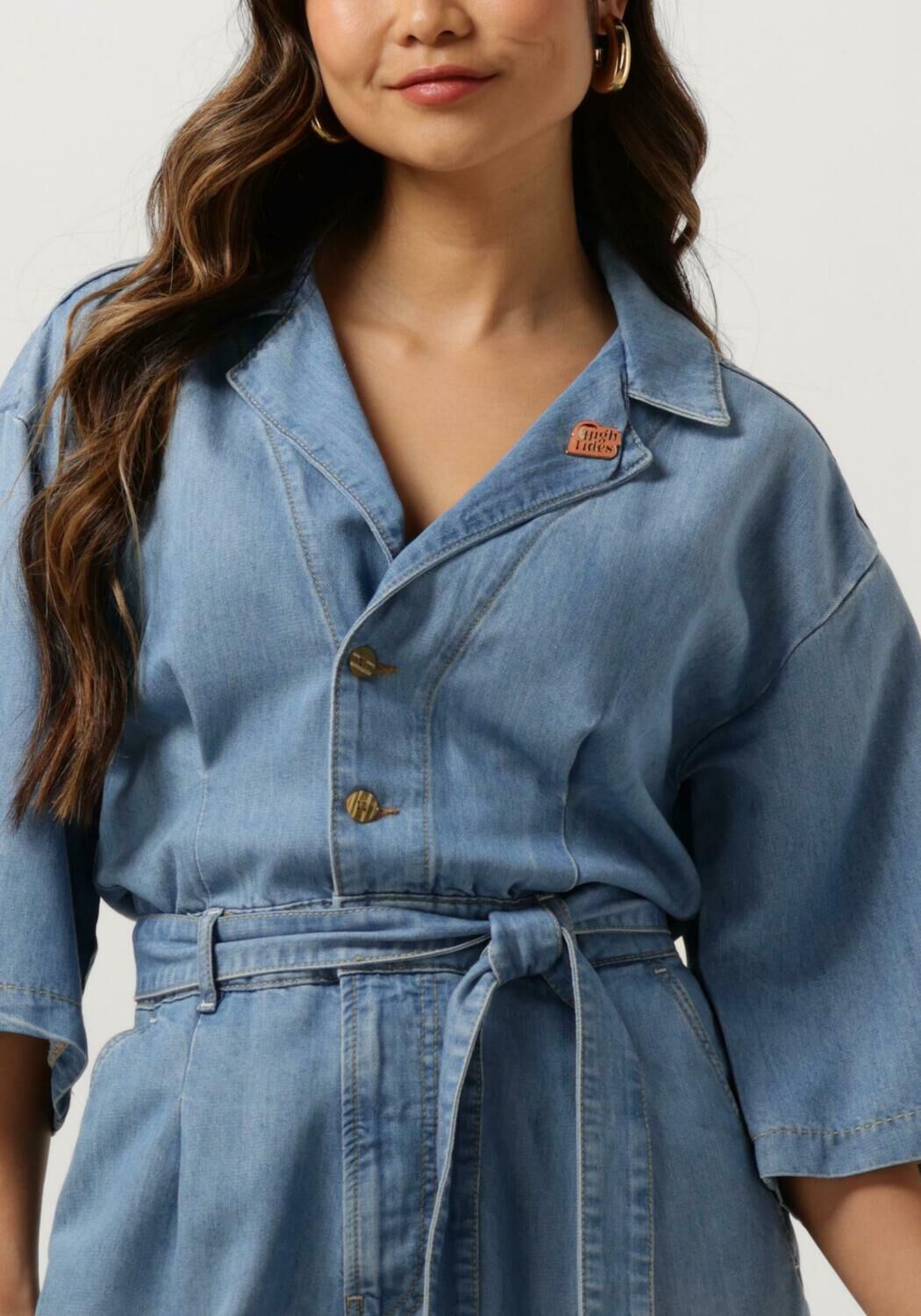 SCOTCH & SODA Dames Jumpsuits Short Sleeve Playsuit Blauw