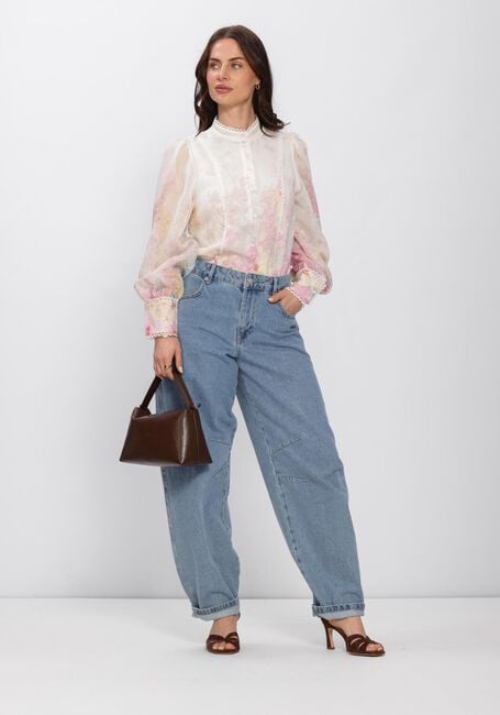 Roze Y.A.S. Blouses YASFLORENCE LS SHIRT - large