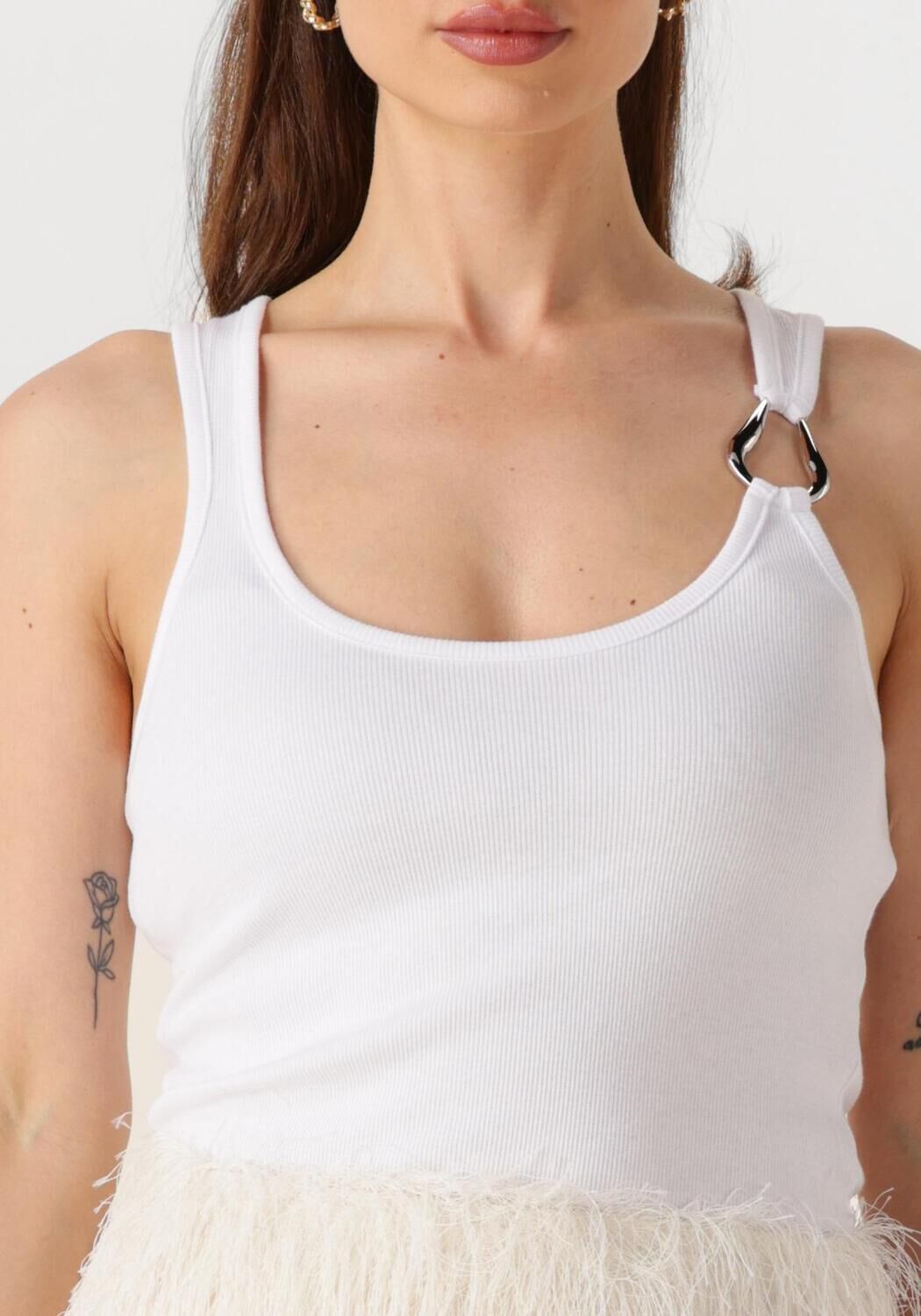 COPENHAGEN MUSE Dames Tops & T-shirts Cm Civ Top Wit