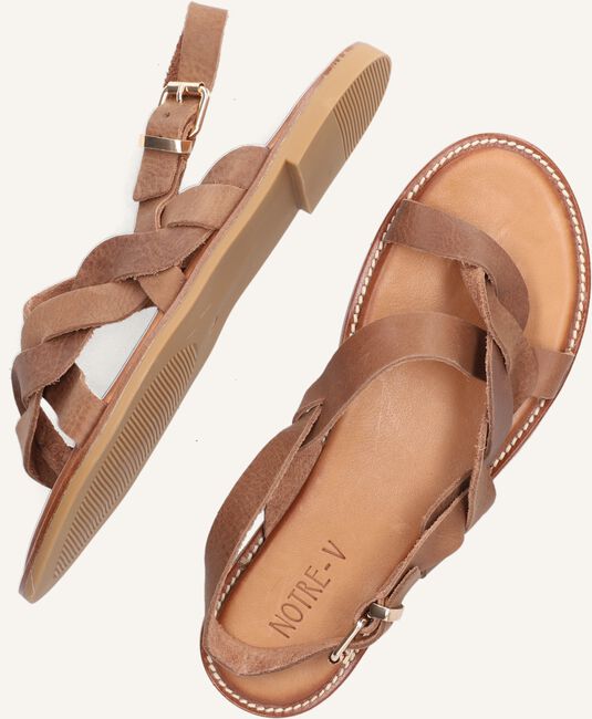Camel NOTRE-V Platte sandalen 10195 Camel NOTRE-V Platte sandalen 10195 - large