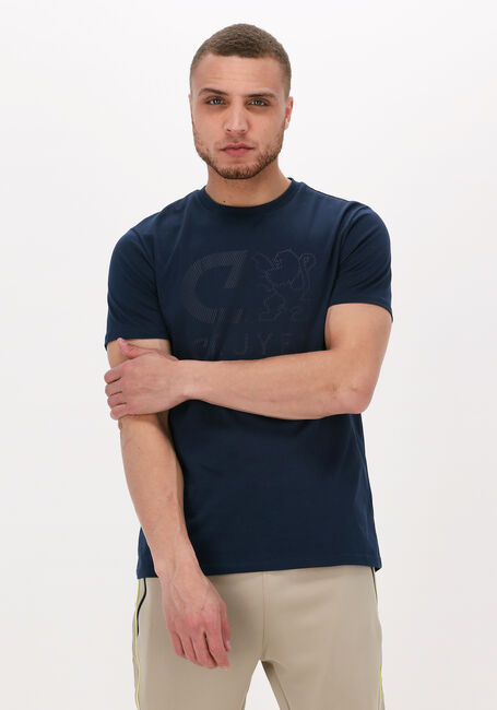 Donkerblauwe CRUYFF T-shirt XIMO TEE - COTTON - large