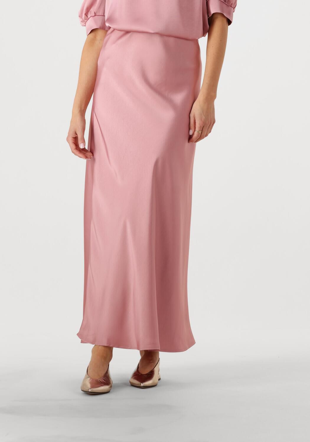 NEO NOIR Dames Rokken Vicky Heavy Sateen Skirt Roze