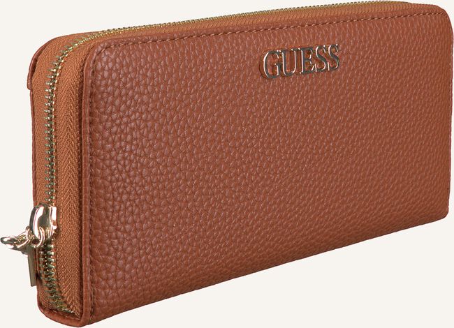 Cognac GUESS Portemonnee ALBY SLG LARGE ZIP AROUND Cognac GUESS Portemonnee ALBY SLG LARGE ZIP AROUND - large