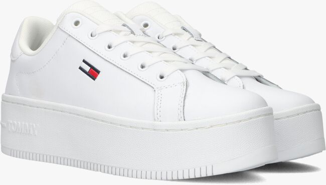 Witte TOMMY JEANS Lage sneakers TOMMY JEANS FLATFORM ESS - large