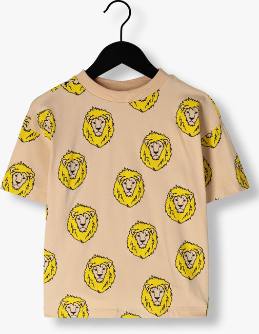 Gele CARLIJNQ T-shirt LION - OVERSIZED T-SHIRT - large
